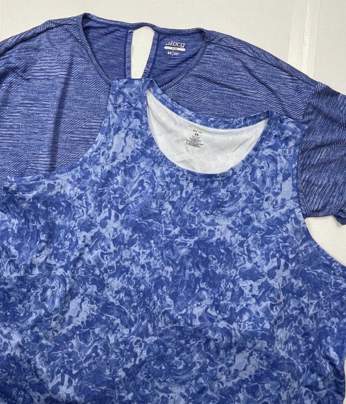 Tek Gear, BCG Women’s Mixed Active Top Lot Size 3XL Purple Gym Shirts