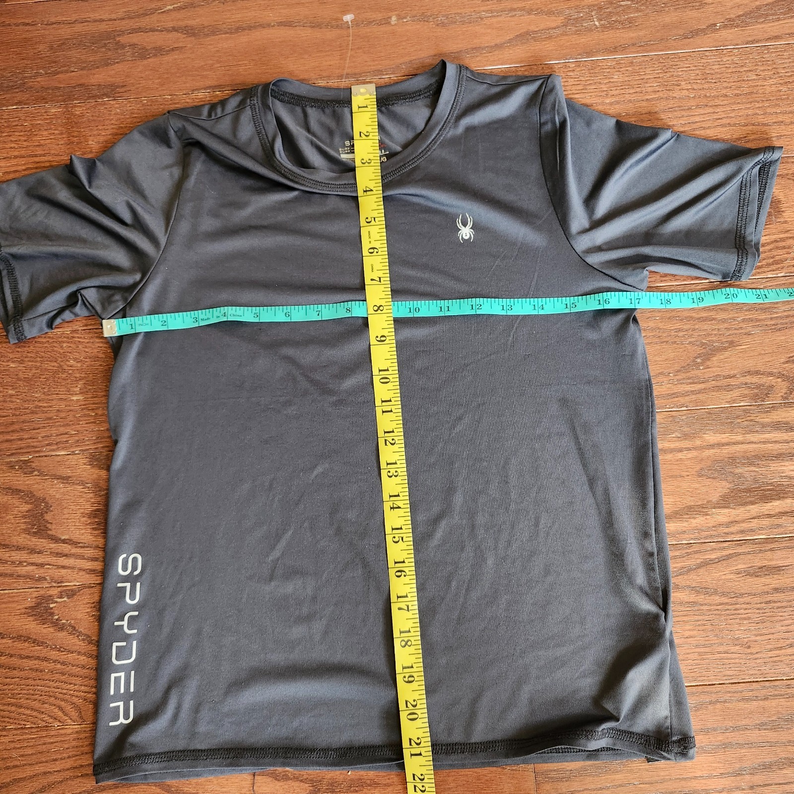 Spyder H2O Surf Sand Sun Collection Tech T-Shirt Women’s Size L Charcoal Gray
