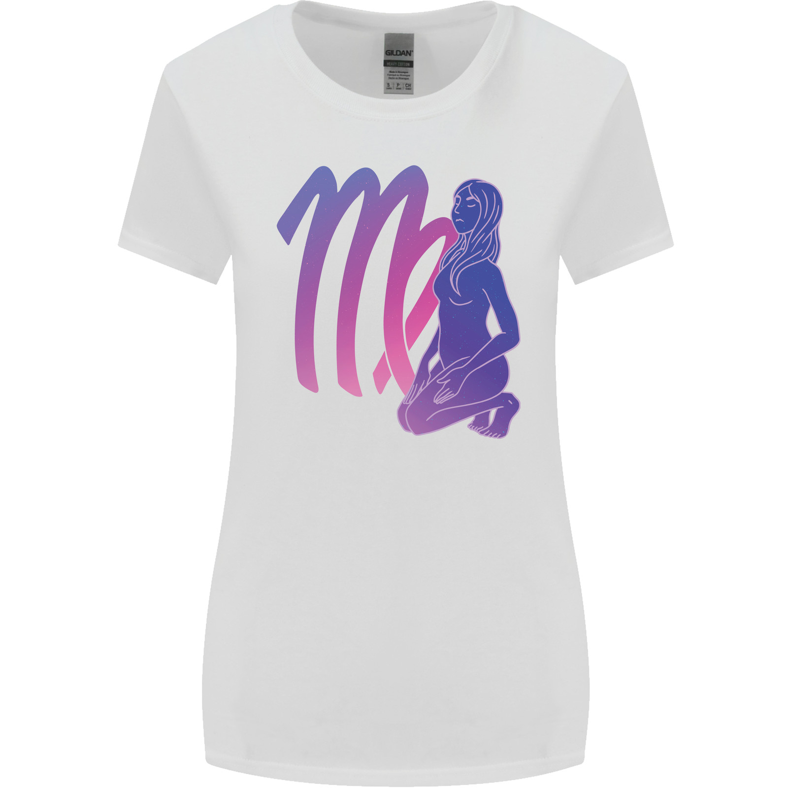 Virgo Woman Star Sign Astrological Zodiac Womens Wider Cut T-Shirt