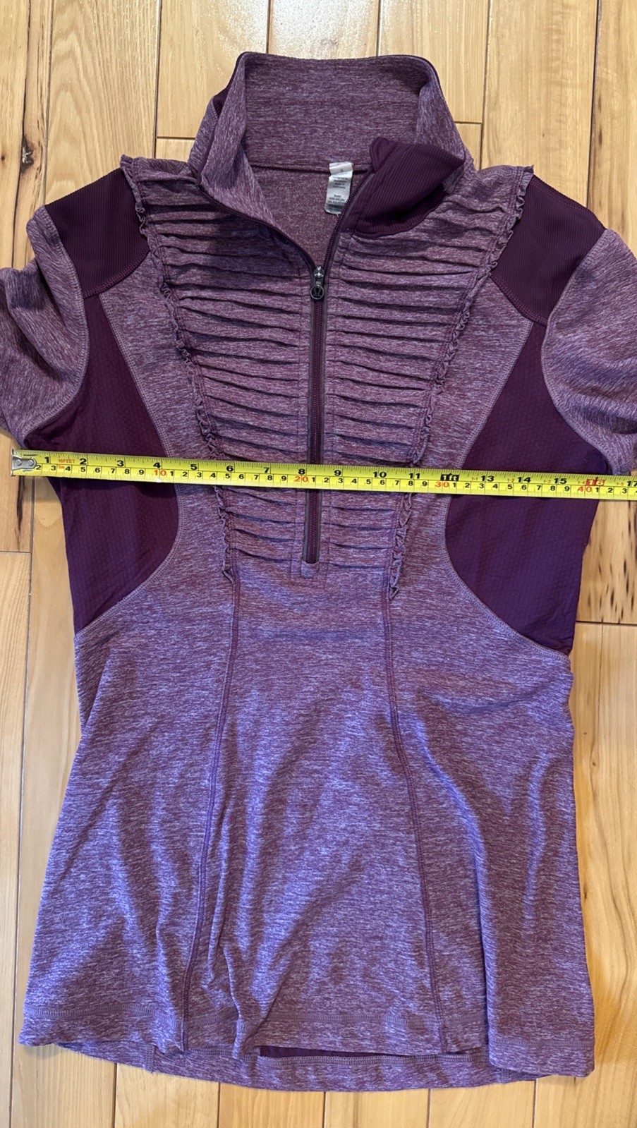 LULULEMON Run Your Heart Out Pullover Half Zip Women’s Size 6 Multicolor