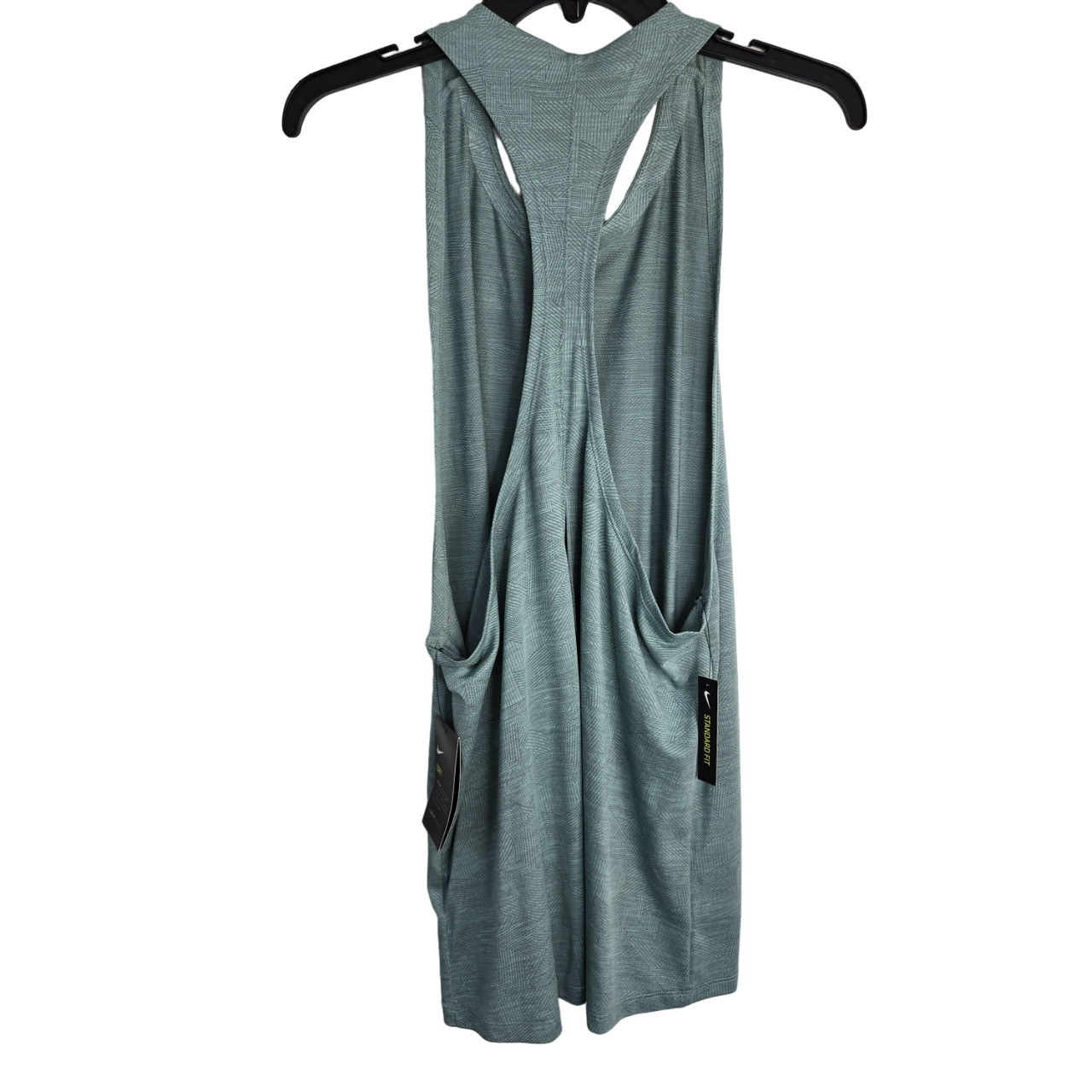 Nike Mossy Green Racerback Back Slit Standard Fit Women’s Training Tank Top XL