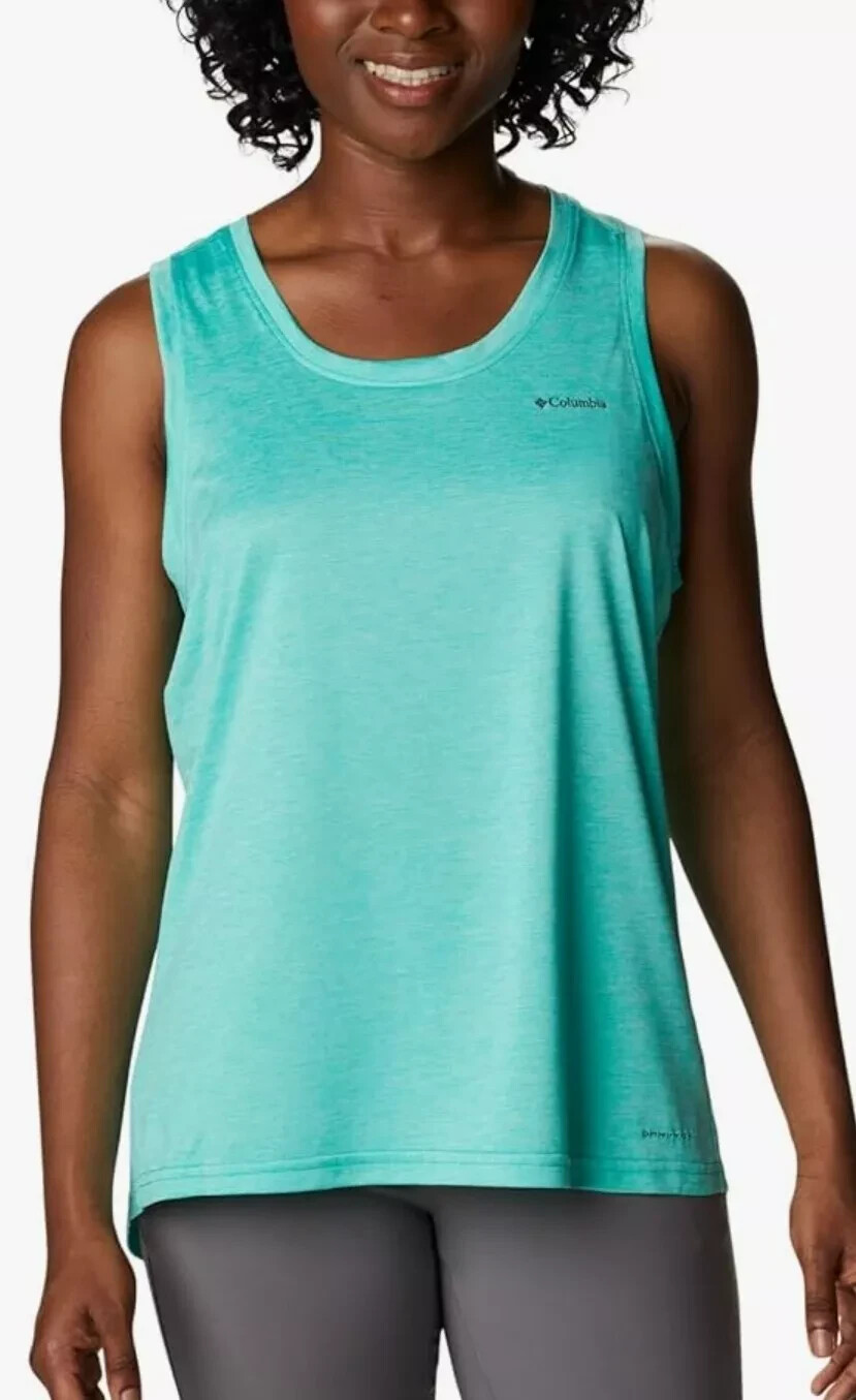 Columbia Women’s Activewear Gym Lightweight Hike Tank Top Bright Aqua green
