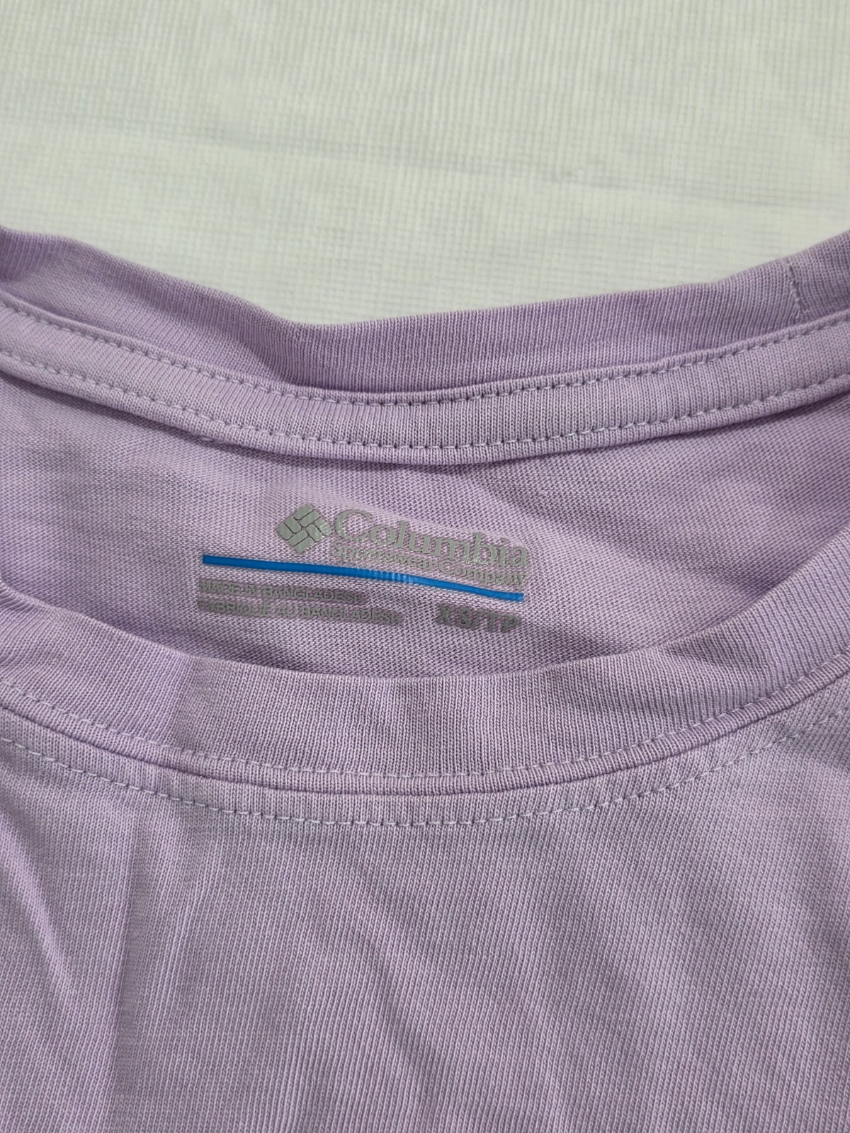 Columbia Semi Fitted Work Out Long Sleeve T-Shirt Purple Size XS
