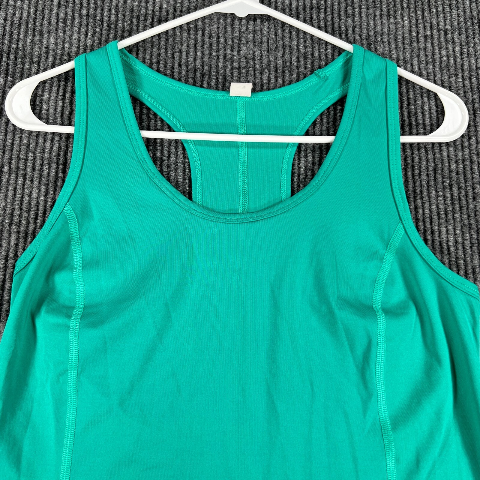 FILA Tank Top Shirt Womens Small Green Sleeveless Activewear Workout Yoga Gym