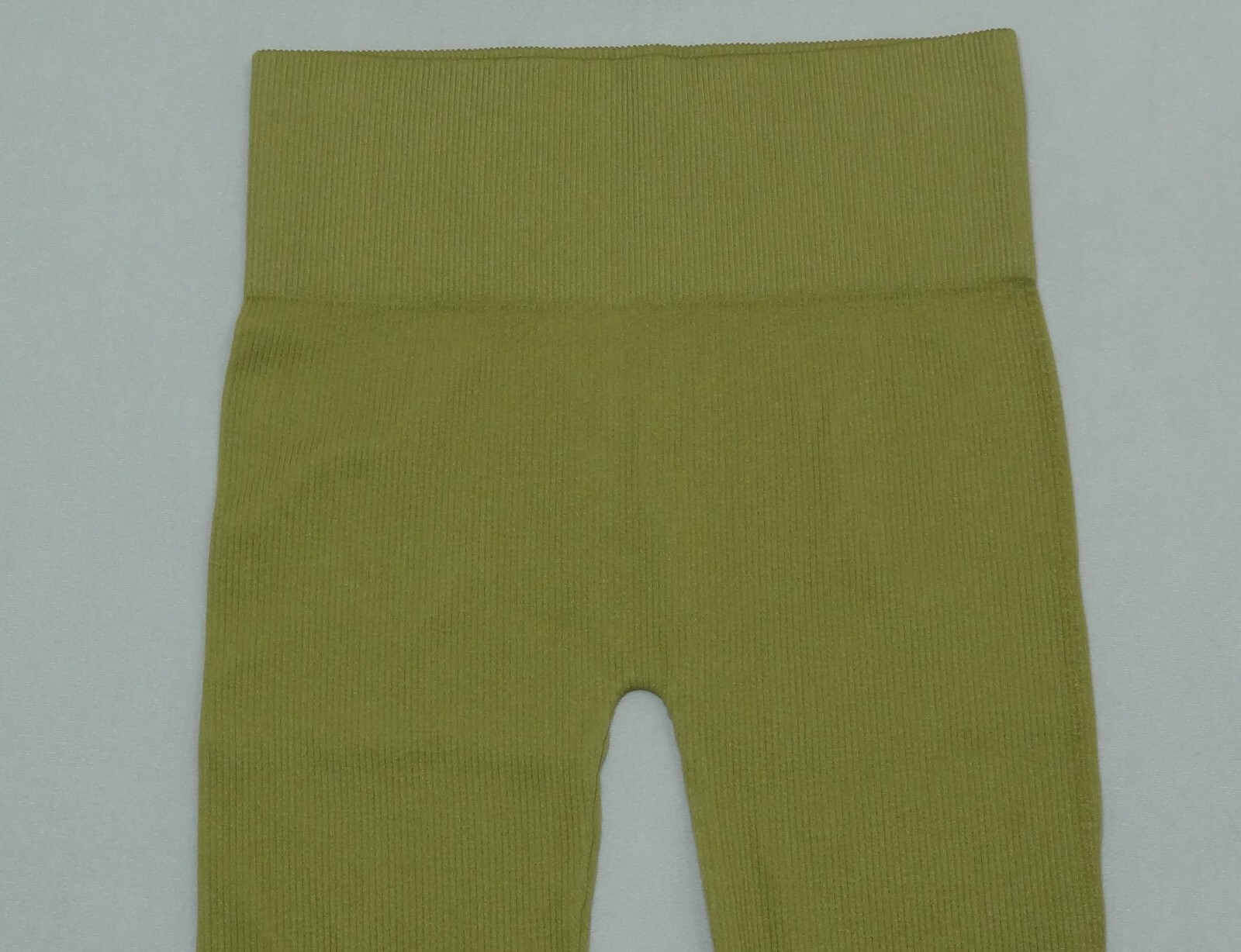 Dynamic Seamless 2 Piece Ribbed Activewear Slim Outfit Gym Green Junior One Size
