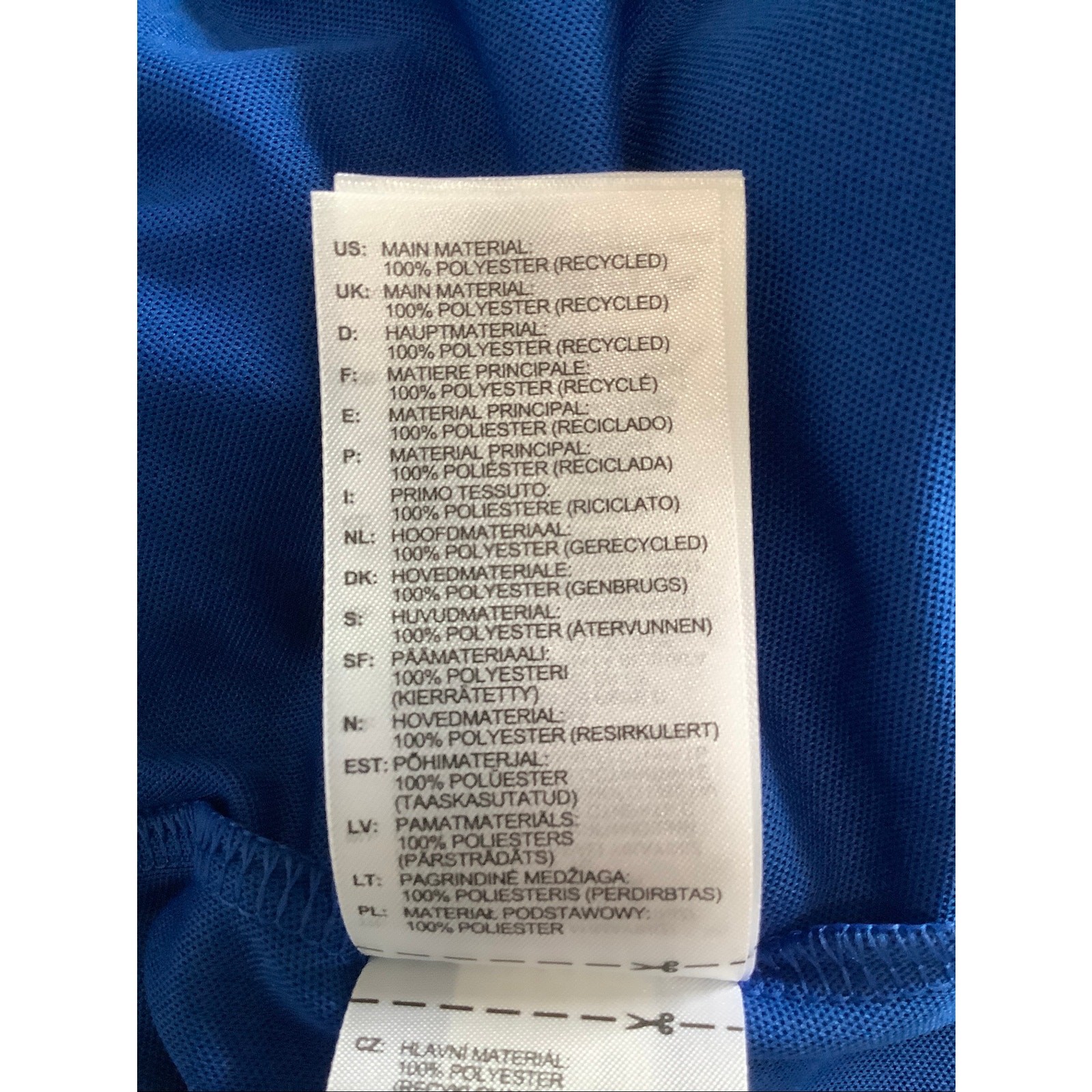 Adidas Women’s SM Collegiate Royal Performance Primegreen Golf Polo Shirt S6-12