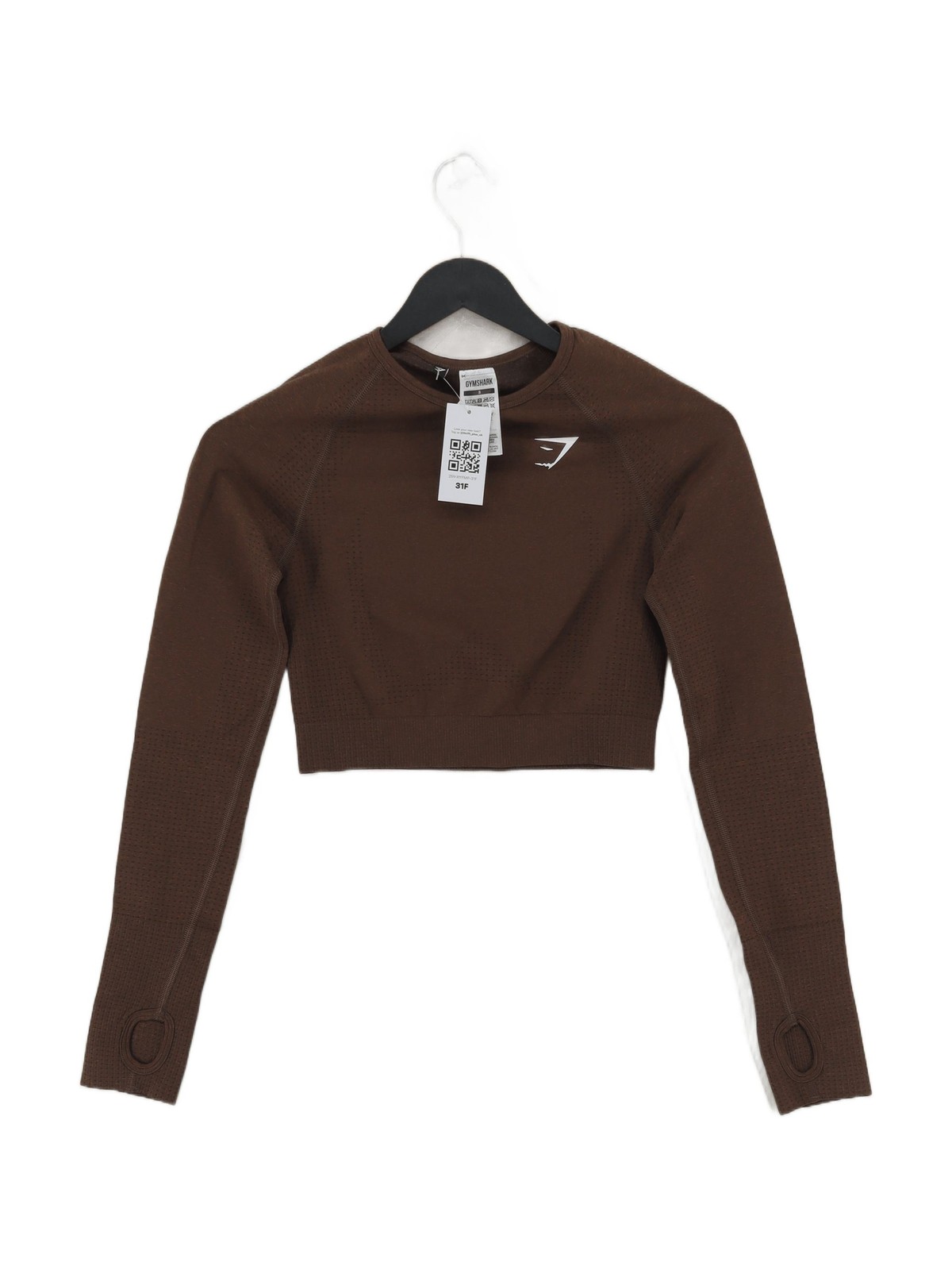 Gymshark Women’s Loungewear S Brown Nylon with Elastane Basic