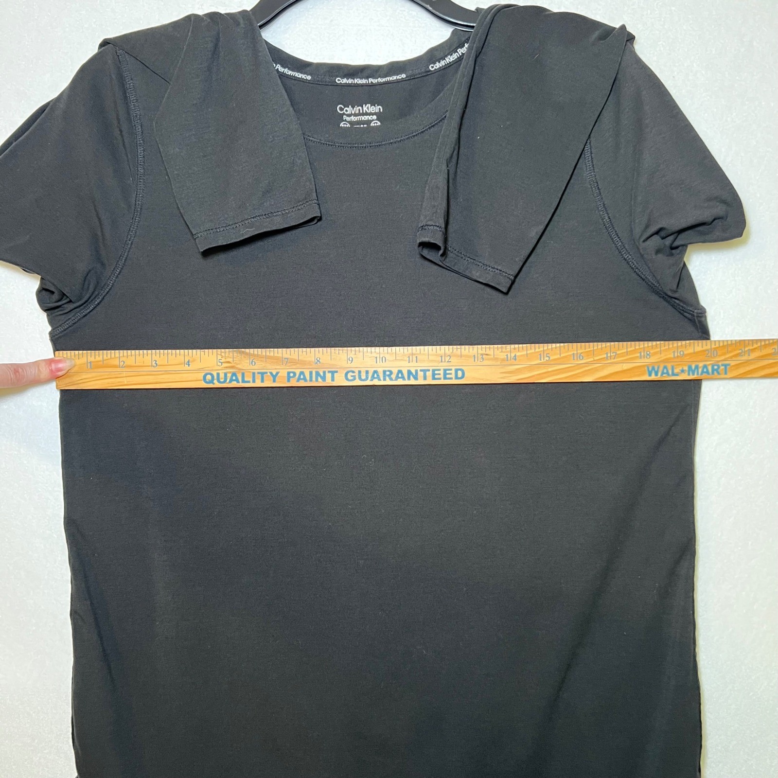 Calvin Klein Performance Athleisure Comfort Black Long Sleeve Wick Shirt Women M