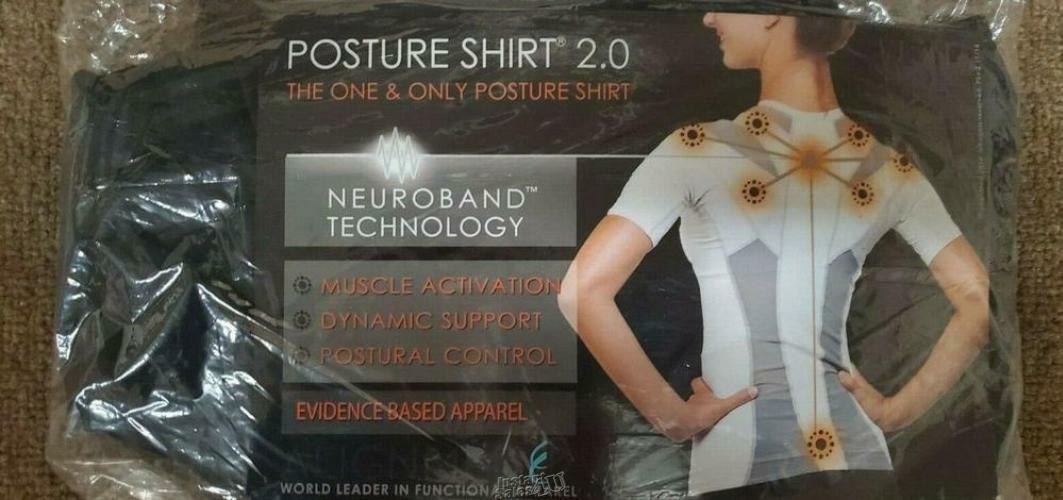 Women AlignMed Posture Correcting Shirt 2.0 Neuroband Technology Black XL XLarge