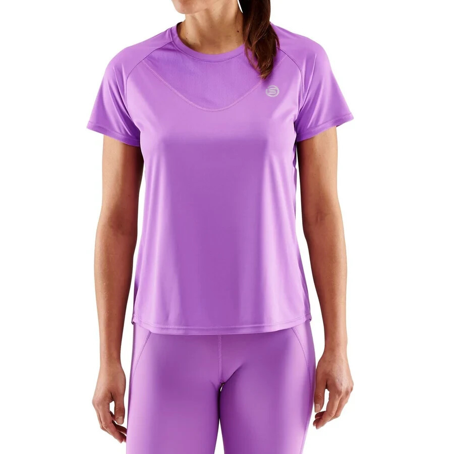 SKINS Series-3 Women’s Activewear Short Sleeve Top S Iris Orchid New with Tags