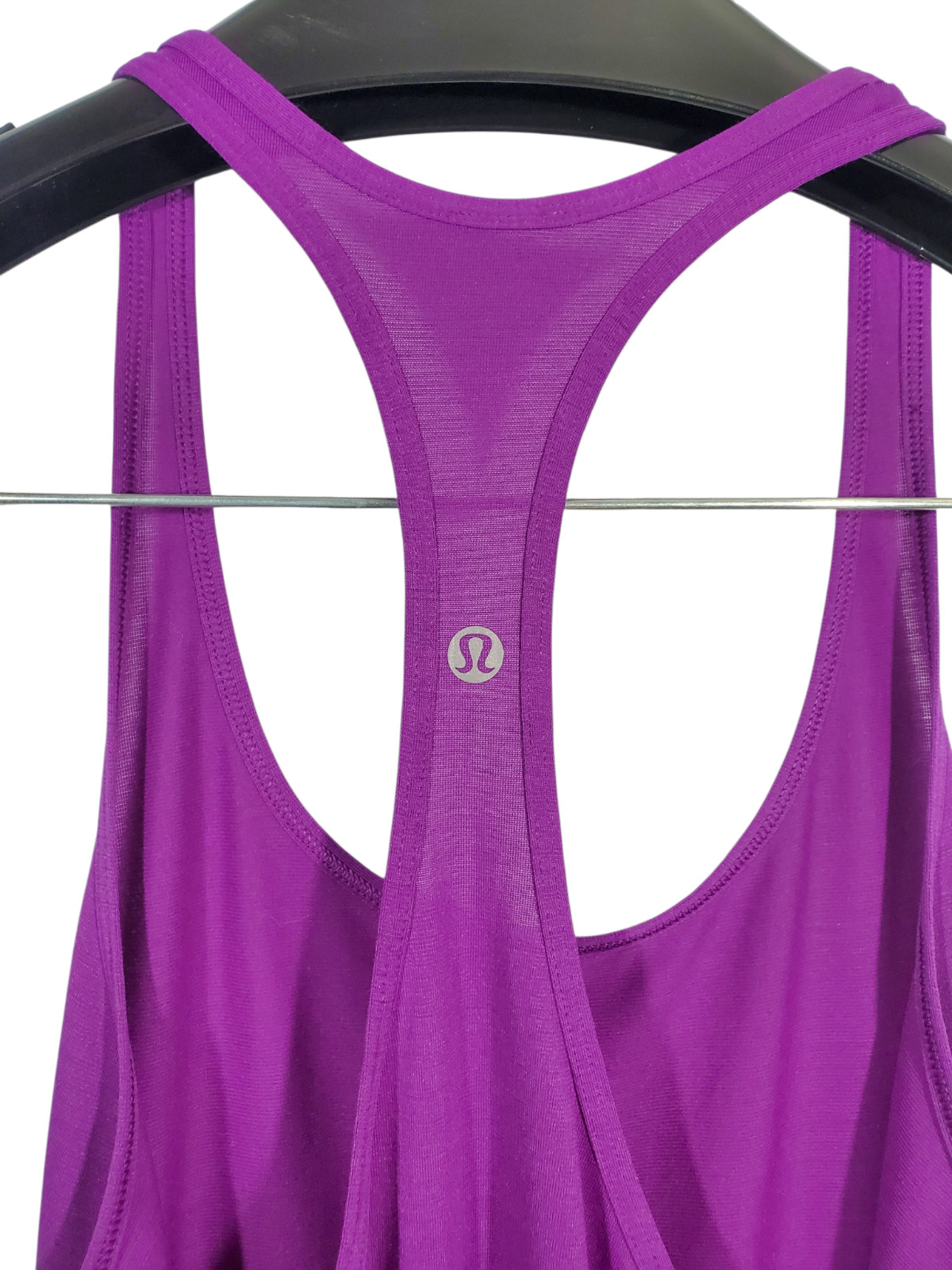 Lululemon Tech Mesh Singlet Tank Top Womens 8 Violet Purple Racerback Lightweigt
