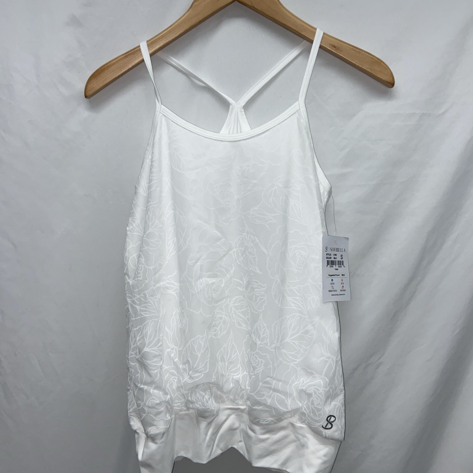 Sofibella Tank Womans Small Tennis Pickleball NWT $68 L23