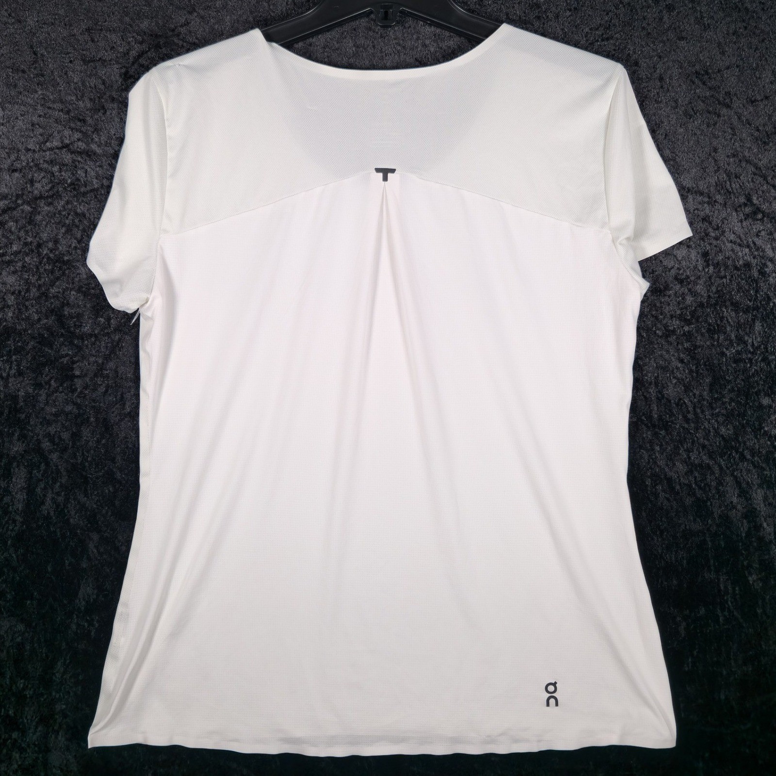 On Cloud Running Womens Performance-T Short Sleeve Active Top Ice White Sz-LG