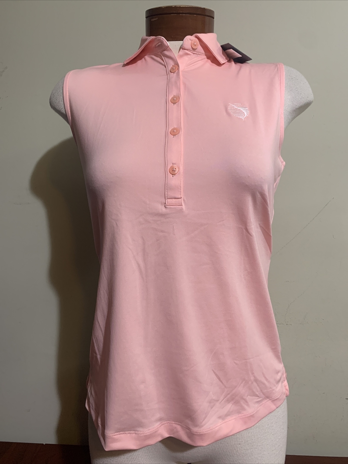 Fairway & Greene Ladies XS Nectar Natalie Sleeveless Golf Polo Shirt NWT w Logo