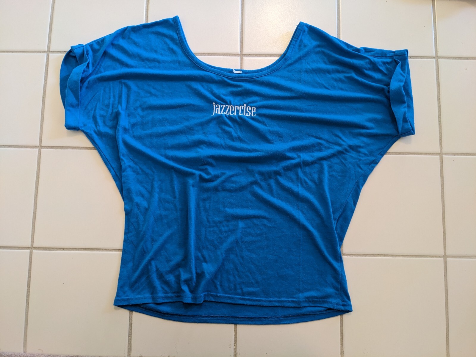 JAZZERCISE Pullover Top Size M *EUC* Made In the USA