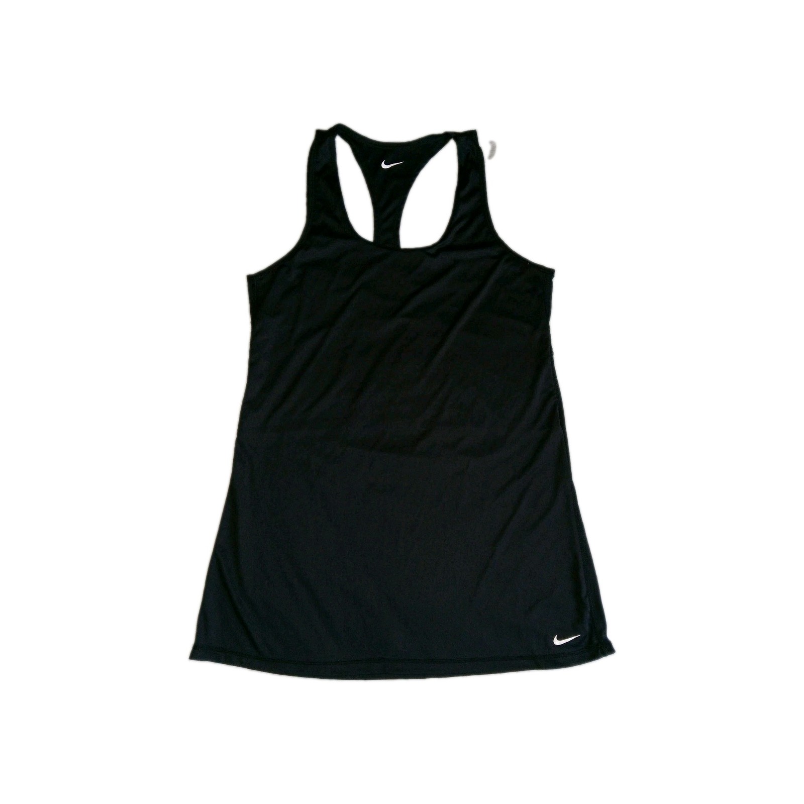 Nike Womens Sport Mesh Reversible Tank Dress, Cover Up, Top S-M Black 36″ Bust
