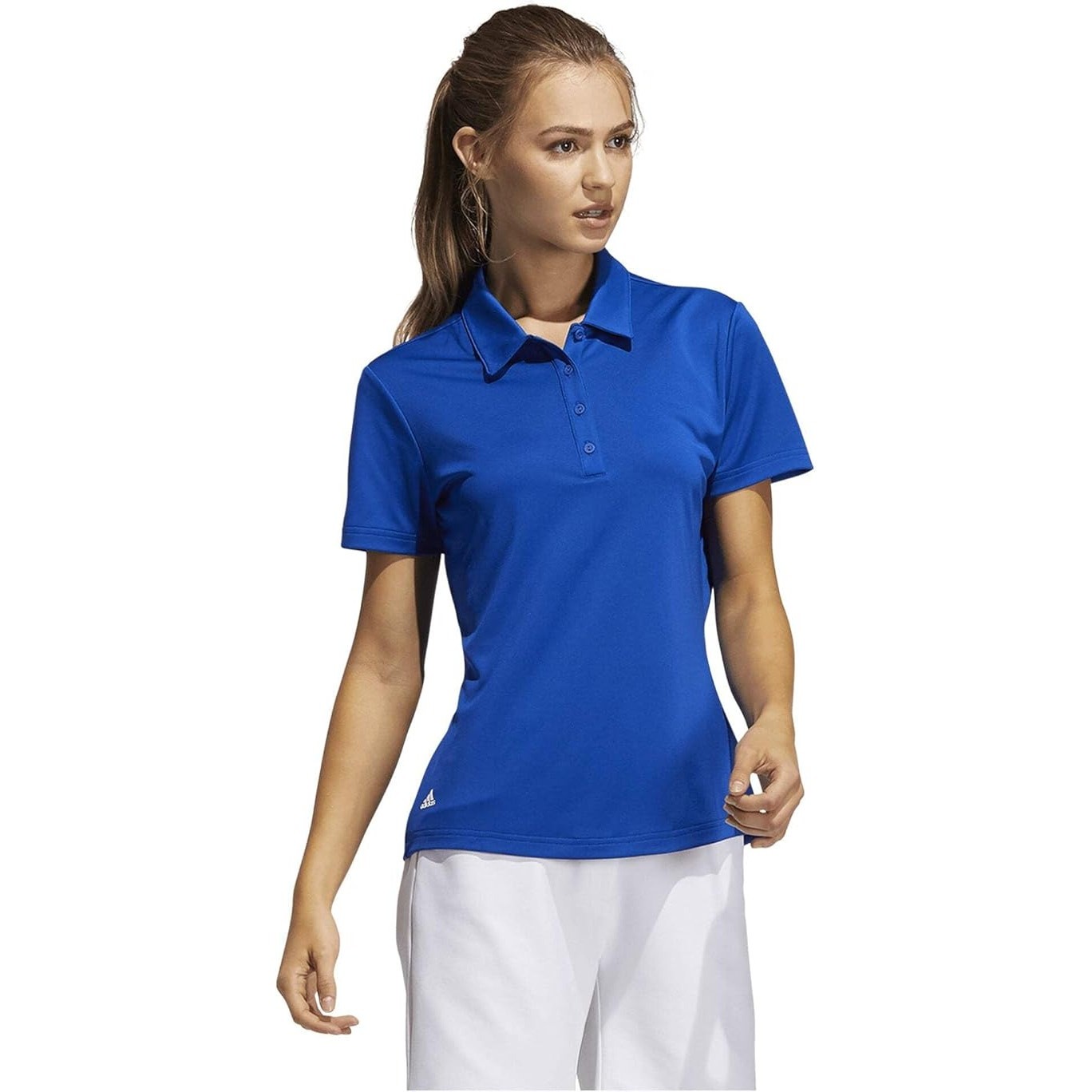 Adidas Women’s SM Collegiate Royal Performance Primegreen Golf Polo Shirt S6-12