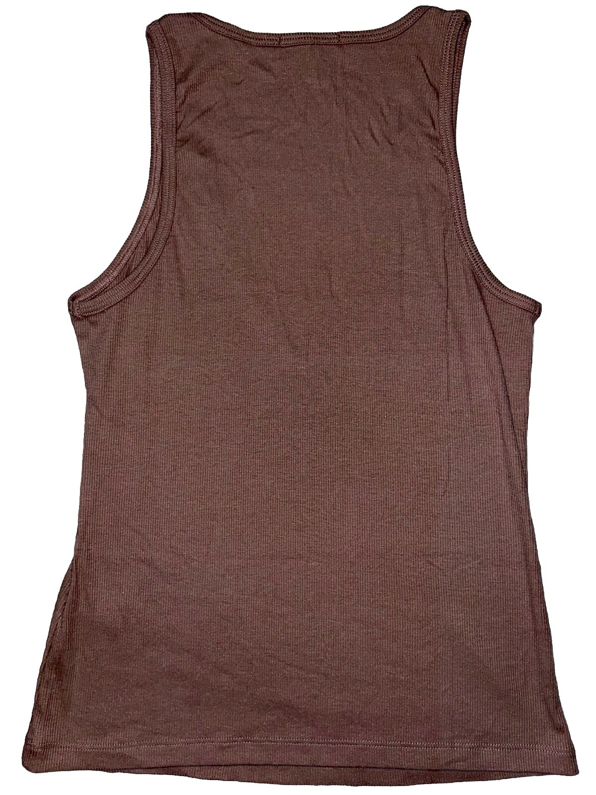 NWT🪩BEYOND YOGA🪩SMALL🪩RIBBED DEEP V NECK TANK🪩CHAI HEATHER🪩STRETCHY & SOFT