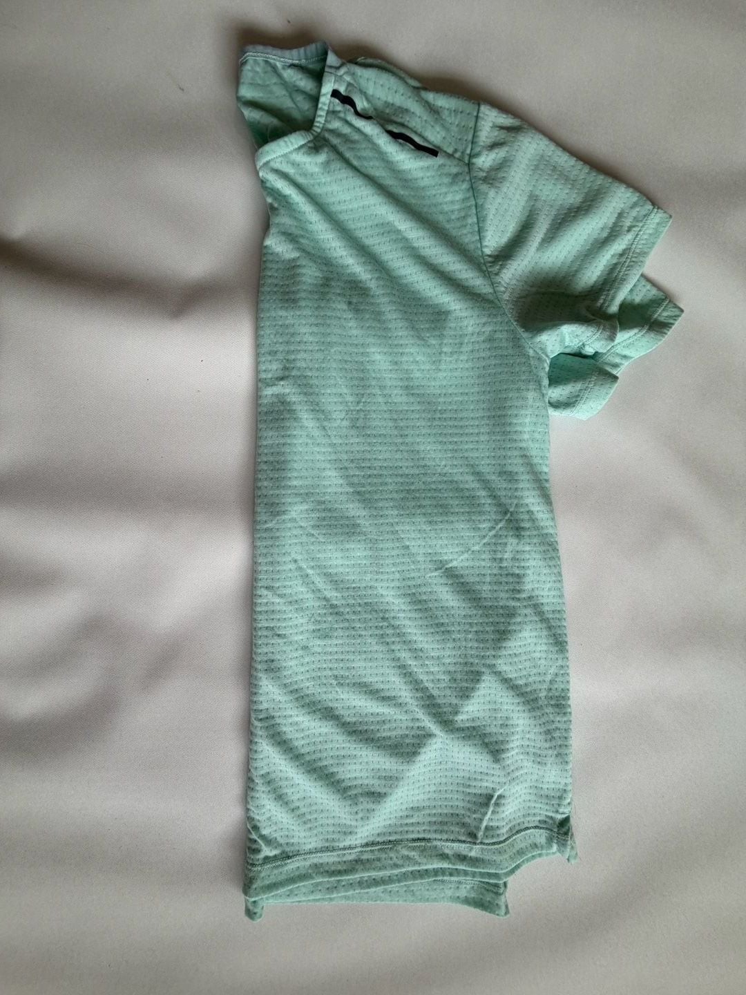 Athletic Works Performance Tee Size M Mint Green Mesh Breathable Gym Shirt