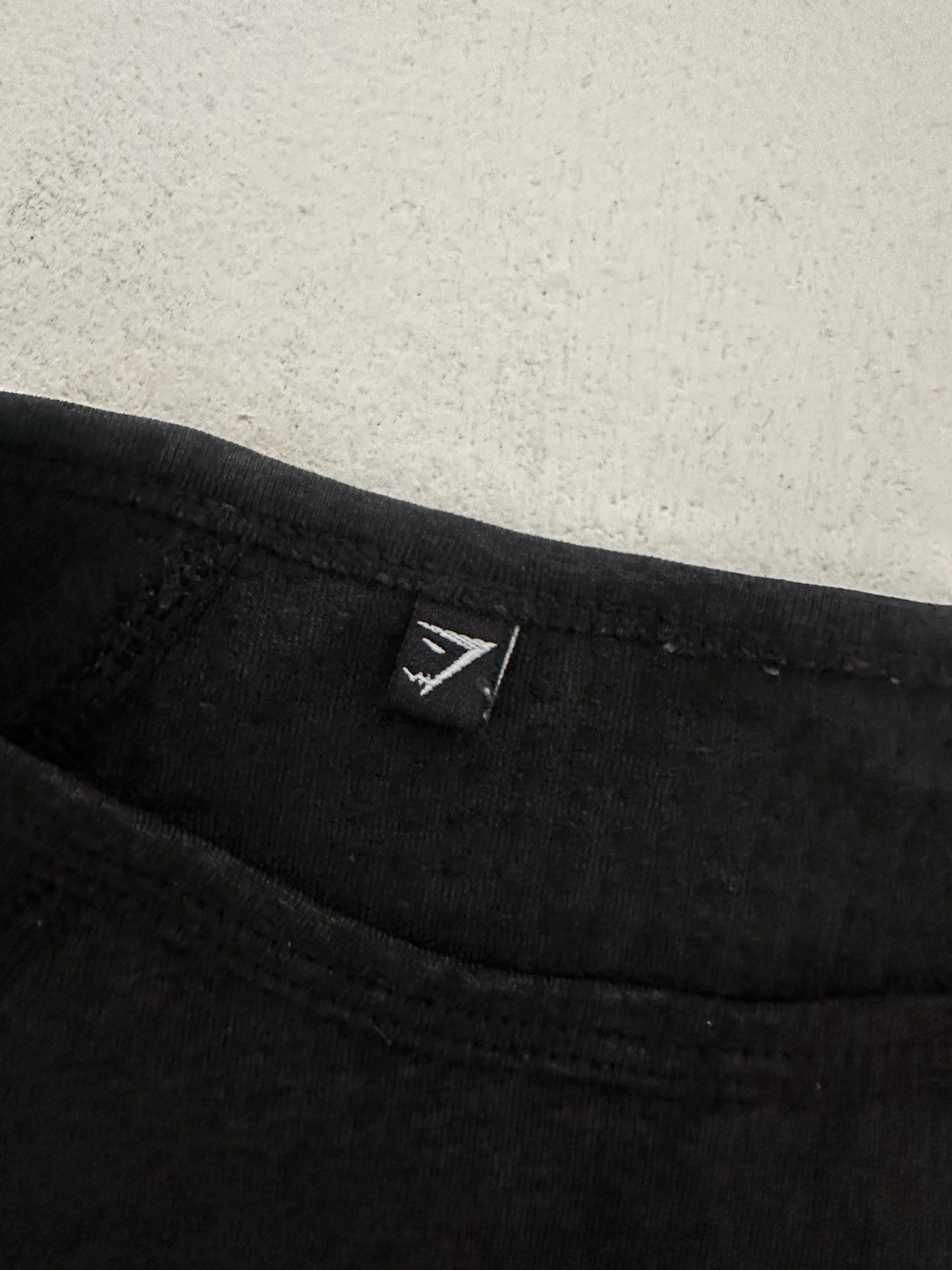Gymshark Vital Seamless 2.0 Long Sleeve Crop Top Xs Black Marl Euc