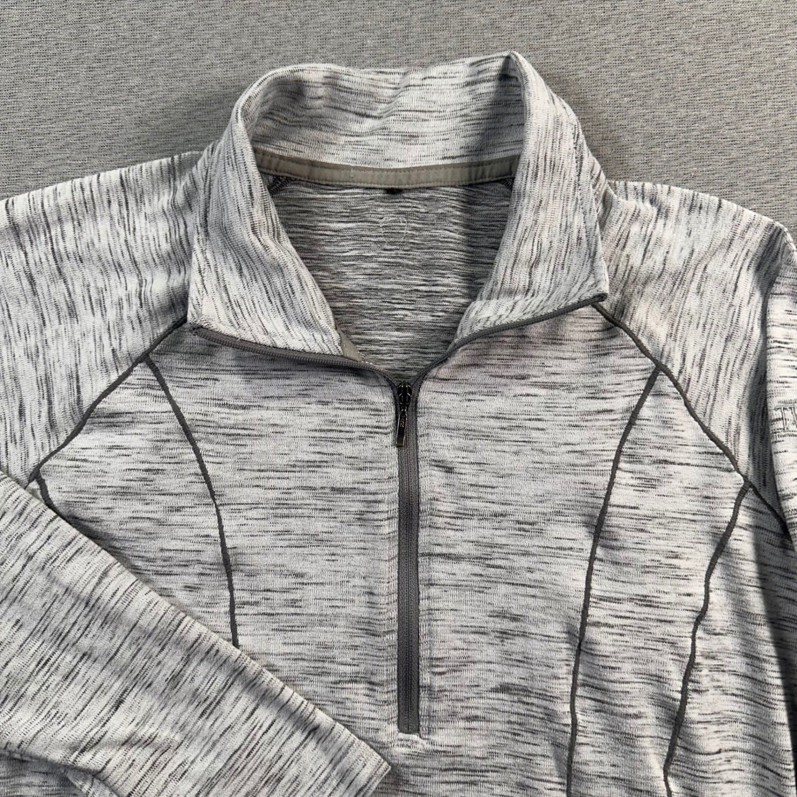 Kuhl 1/4 Zip Pullover Womens S Gray Heathered Long Sleeve Athletic Top