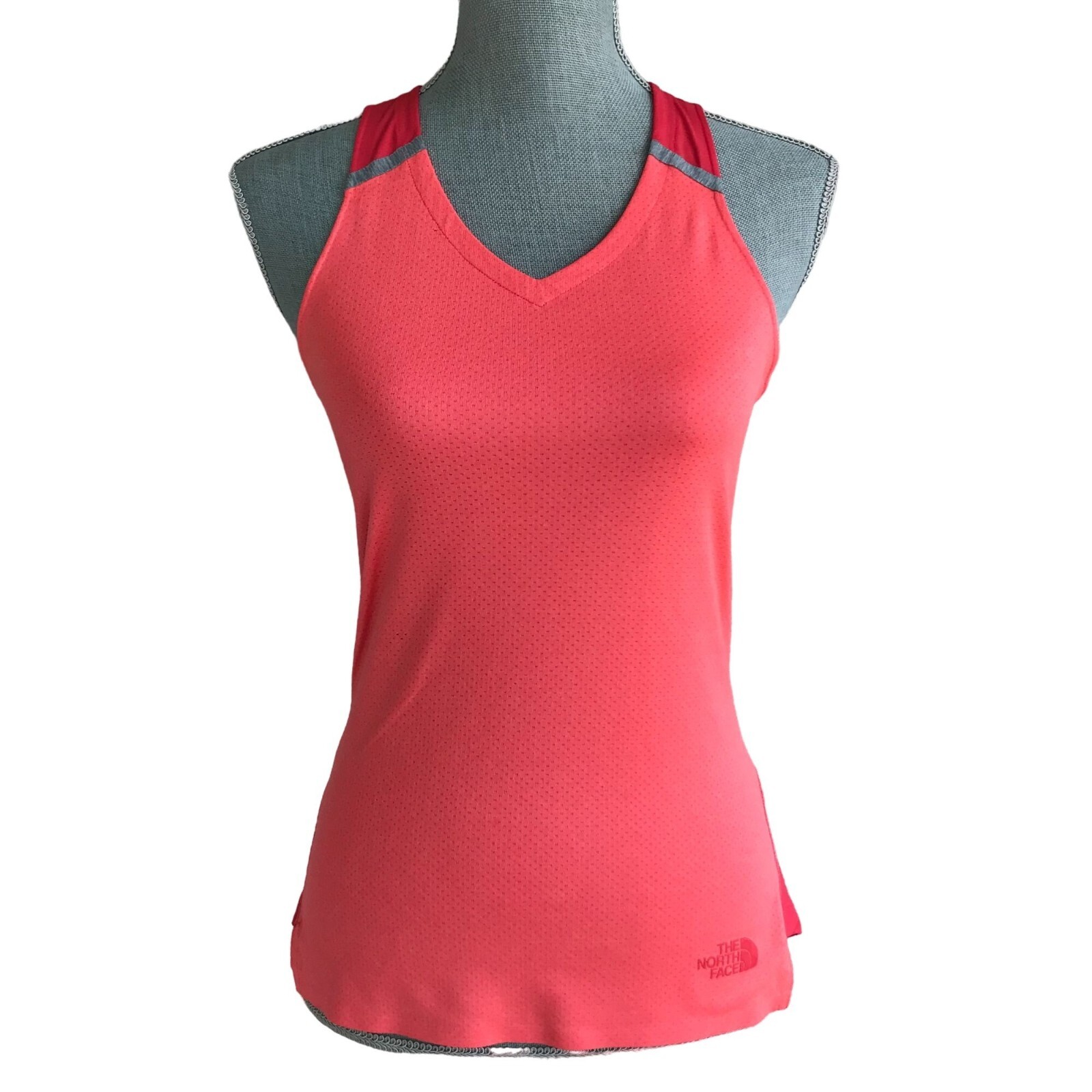 The North Face Athletic Running Hiking Tank Top FlashDry-XD in Coral Size Small