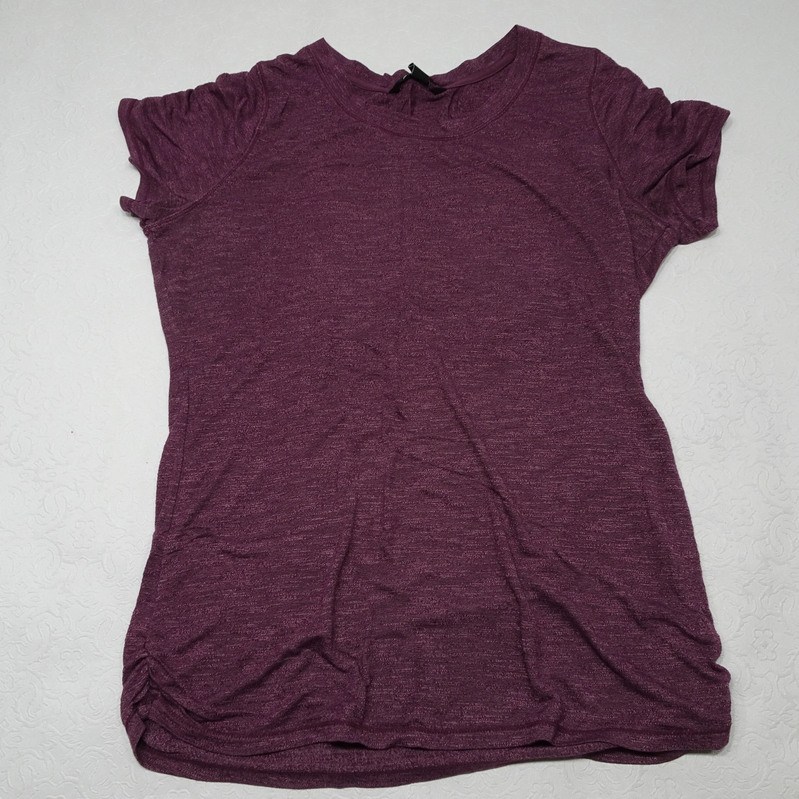Allforth Size M Ruched Short Sleeves Lightweight Active Hiking Top