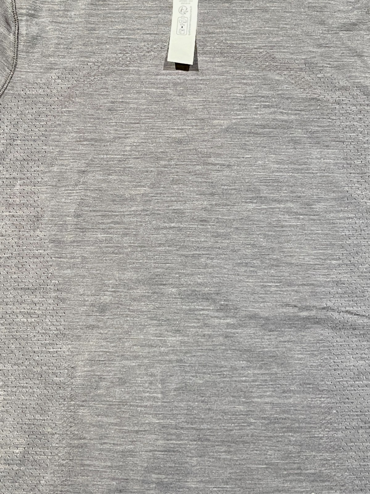 NEW Lululemon Swiftly Wool Long-Sleeve Shirt Waist Length Slate/White S & M