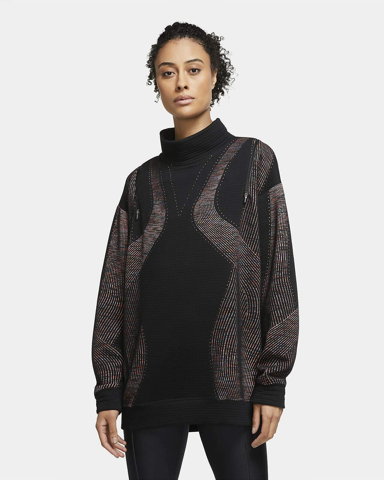 Nike City Ready Tech Pack Oversized Training Sweatshirt Womens S CU5124-010 $165
