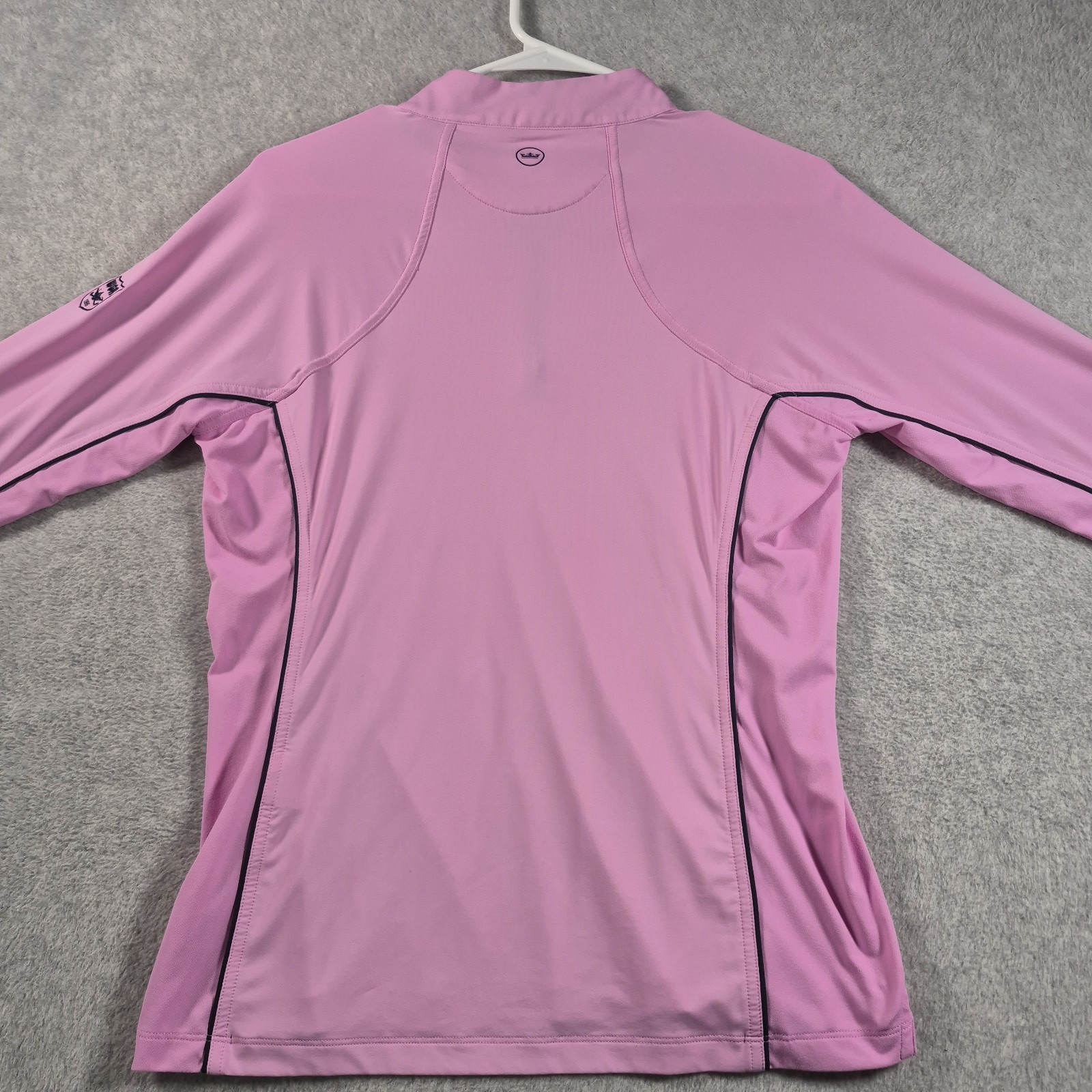 Peter Millar Lightweight Sun Comfort Base Layer 1/4 Zip Shirt Womens Pink Small