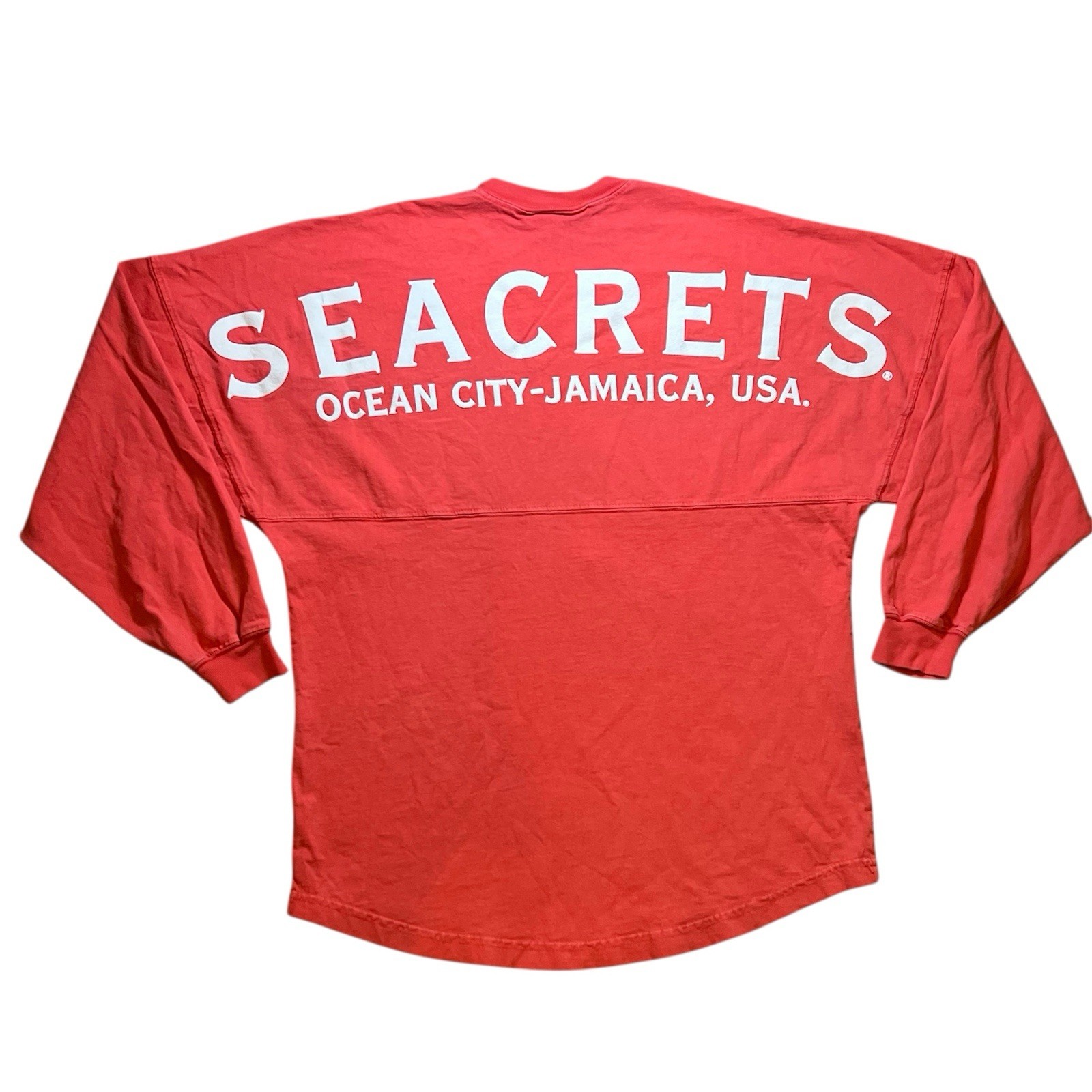 Seacrets Ocean City Maryland Jamaica Spirit Jersey Summer Night Long Sleeve S