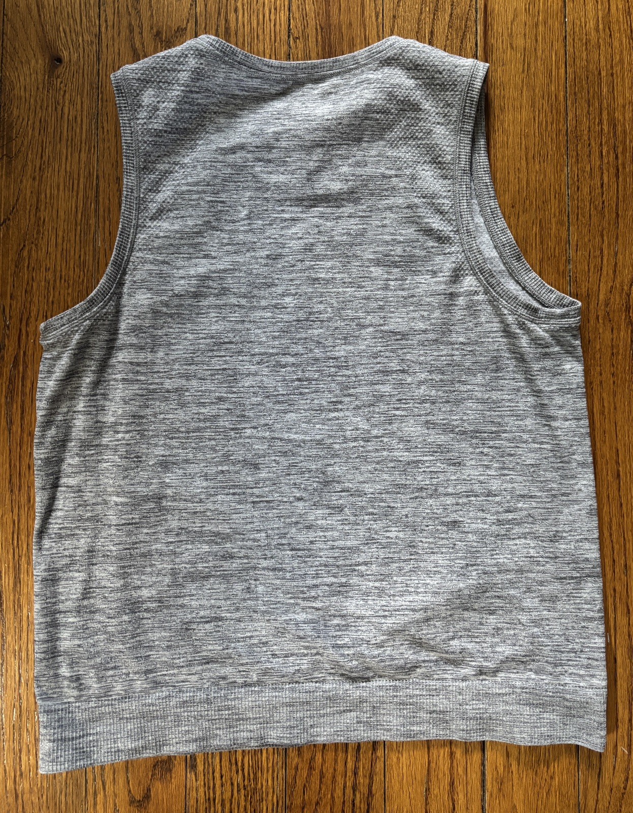 Athleta In Motion Seamless Tank Top Crew Neck Heather Gray XL