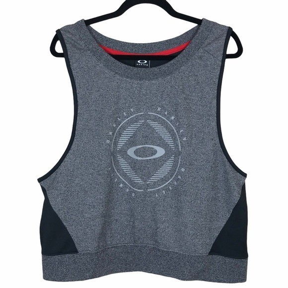 Oakley Women’s Exhale Workout Pullover Jet Black Heather Large