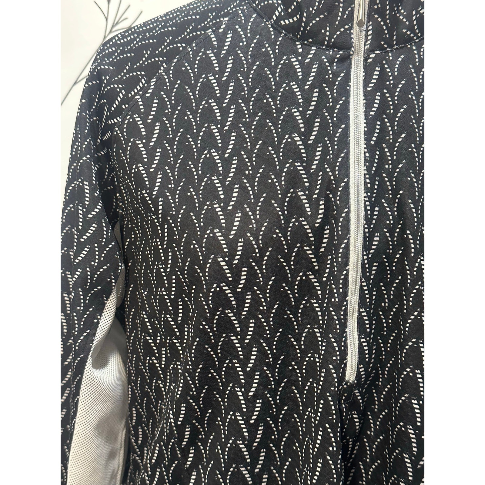 PEBBLE BEACH Dry-Luxe Performance Black White XLARGE Golf Golfer Golfing UPF 50+