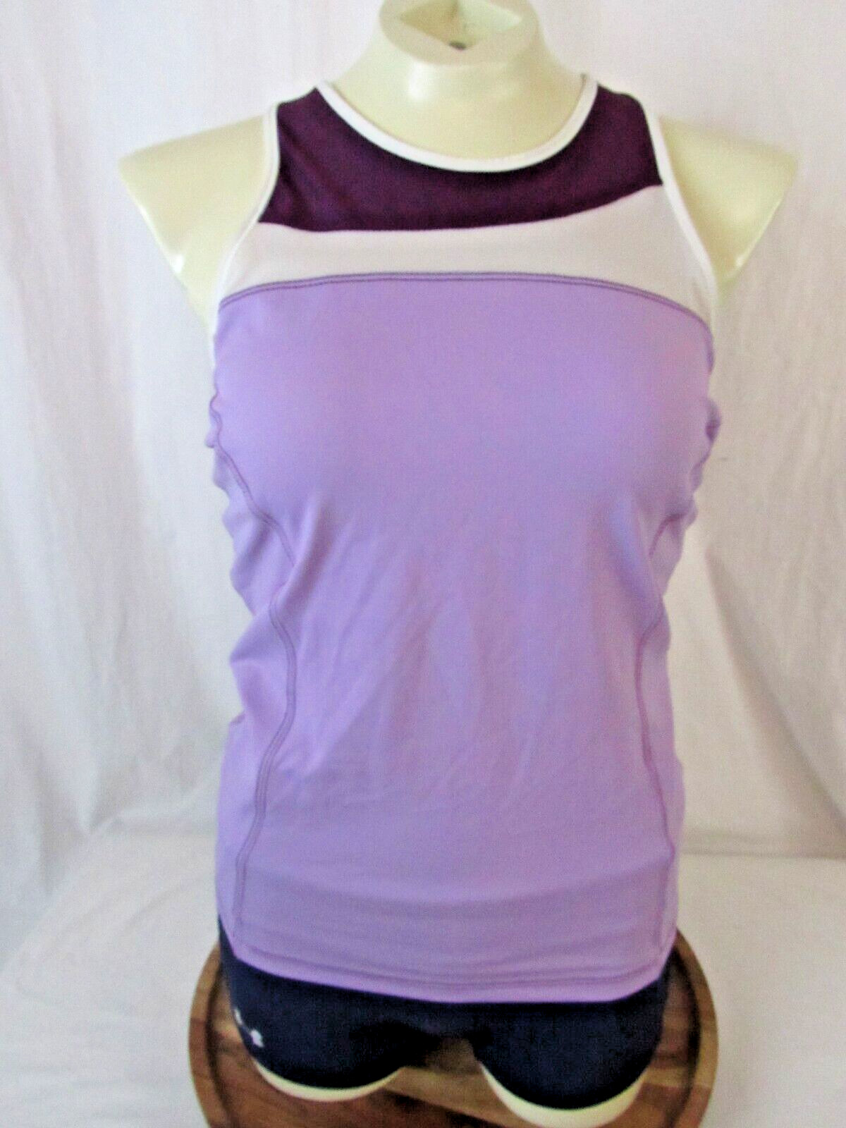 De Soto Womens L Triathlon Athletic Carrera Full Tri Top Purple Fits 30 in Chest