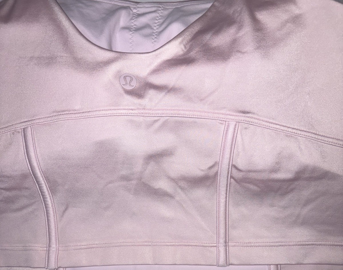 NWT💖LULULEMON💖SIZE 12💖ALIGN TANK C/D*SATIN💖ADJUSTS💖AUTHENTIC💖BLISSFUL PINK
