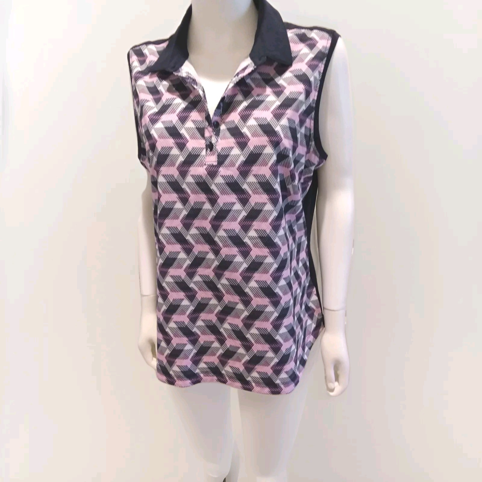 NIVO SPORT Activewear Top Multicolor sleeveless Size Large