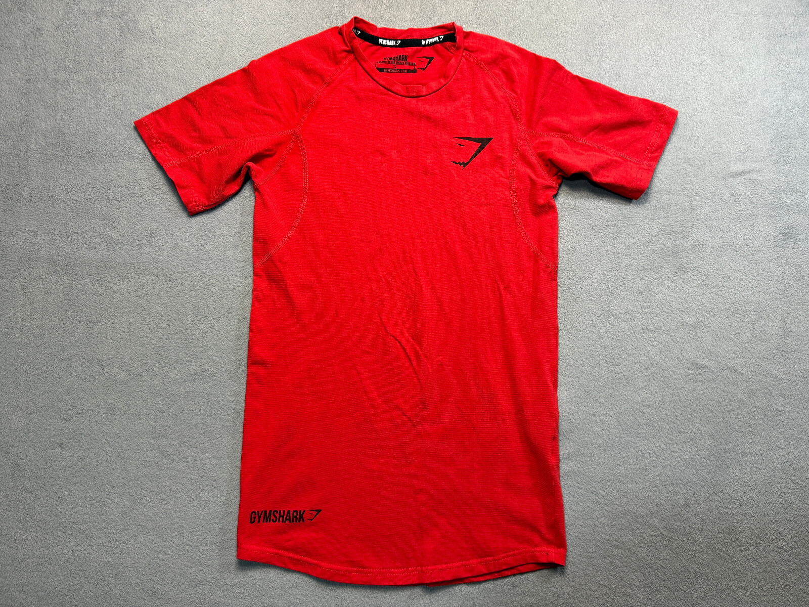 Gymshark red training shirt gym womens size S