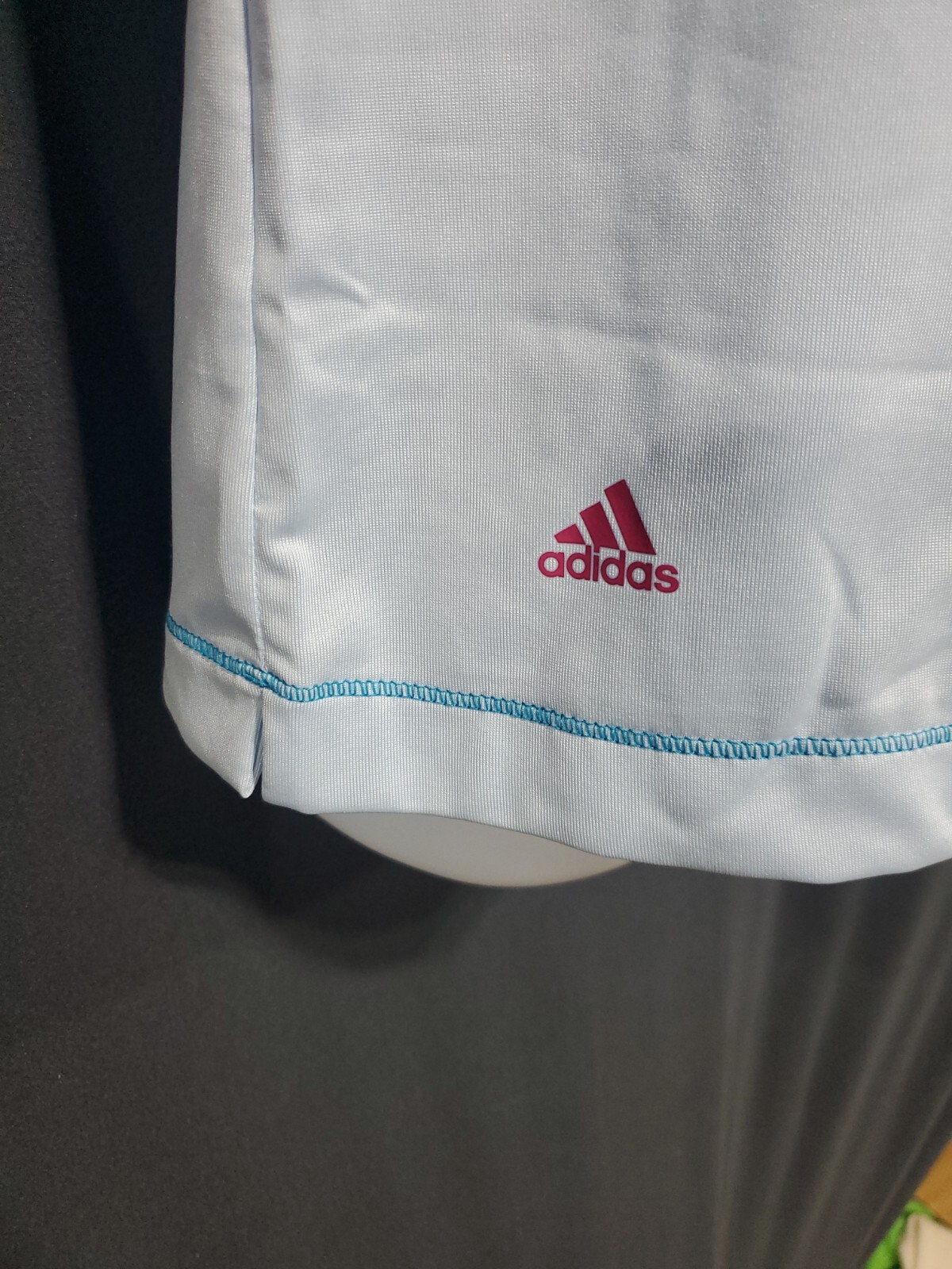 Womans Adidas Golf Pure Motion Cool Max 1/2 Zip Polo Size Large