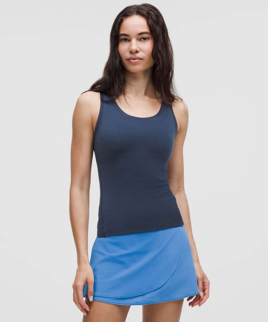 Lululemon Wundermost Ultra-Soft Nulu Scoop-Neck Tank Top Club Blue XS