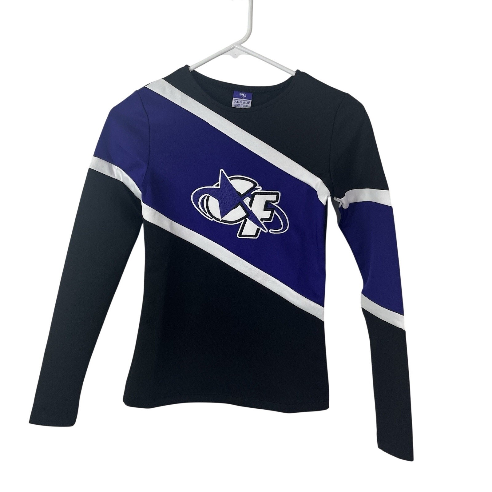 Champion Force Athletics CFA Cheer Uniform Top Division 3 D3 Purple Adult Small