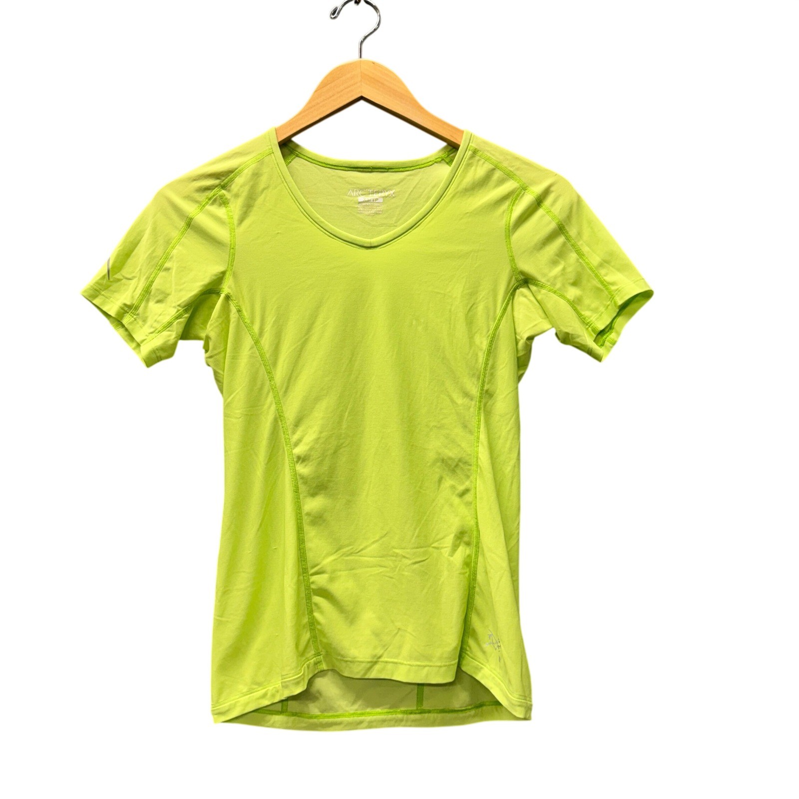 Arc’teryx Motus T-Shirt Womens XS Green Athletic Activewear Base Layer Gorpcore