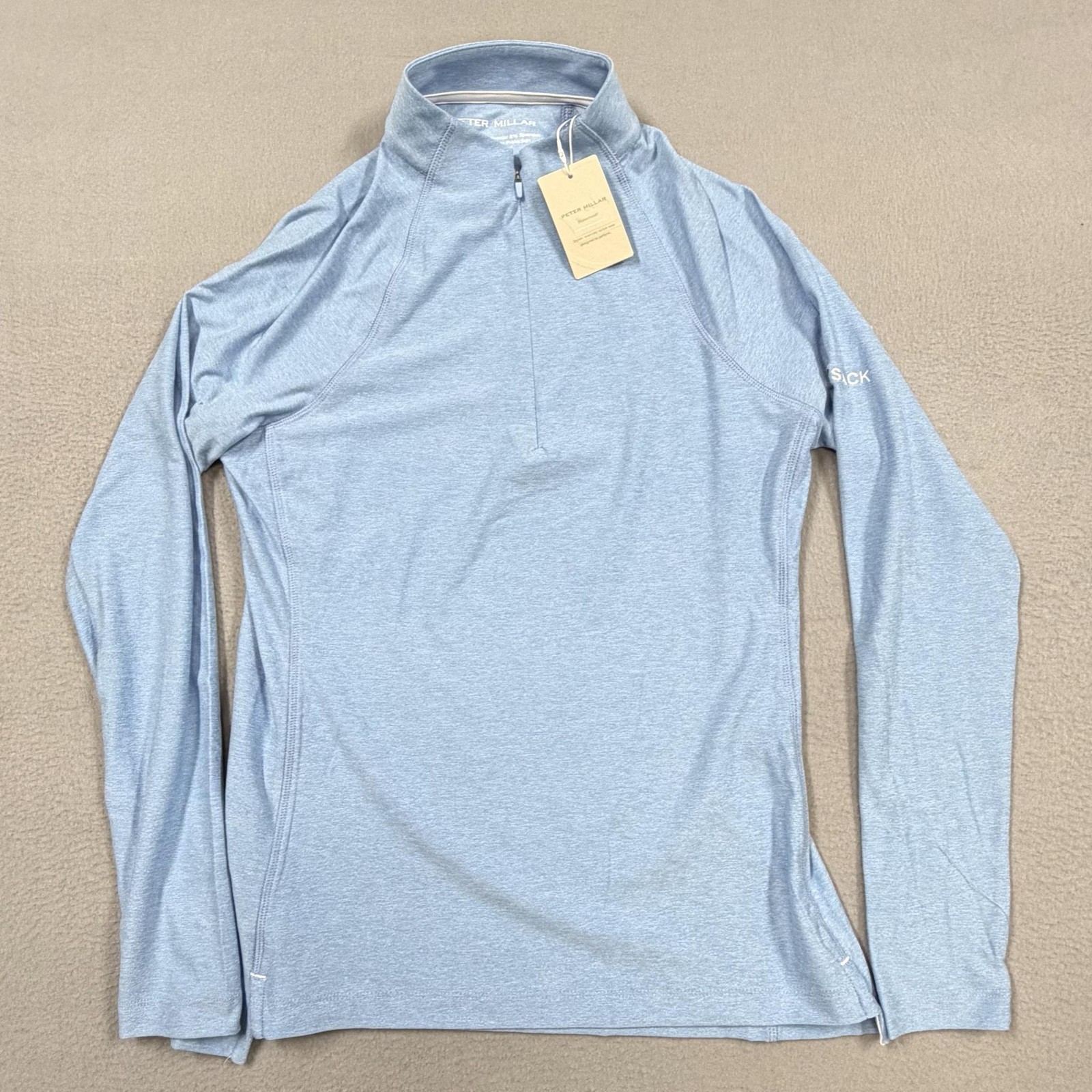 Peter Millar Pullover Womens Small Blue 1/4 Zip UPF 50 Sun Protection Top