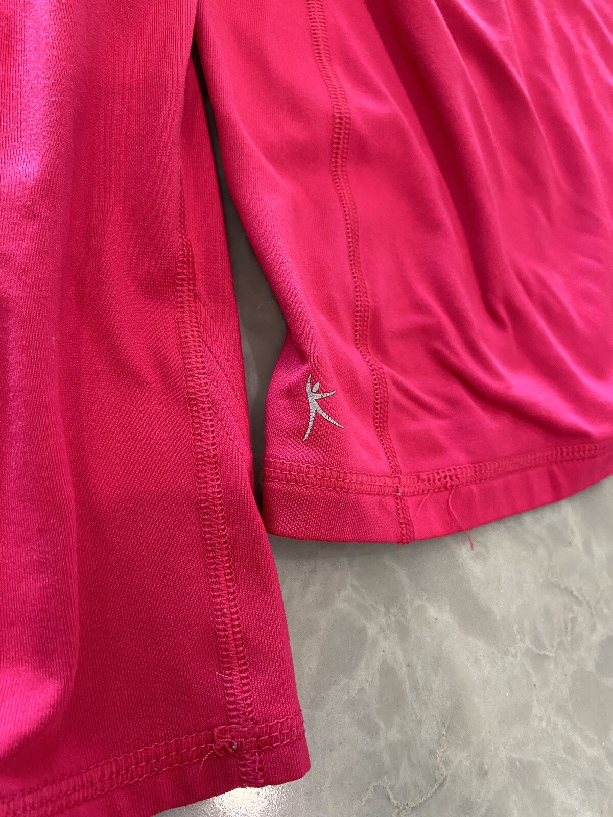 Danskin Now Womens Pink Draw String Turtle Neck Pulliover Top Size M (8-10)