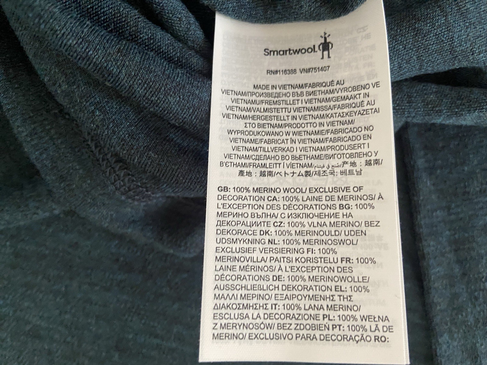 SmartWool Classic Thermal Base Layer Top – 100% Merino Wool, Long Sleeve 3X
