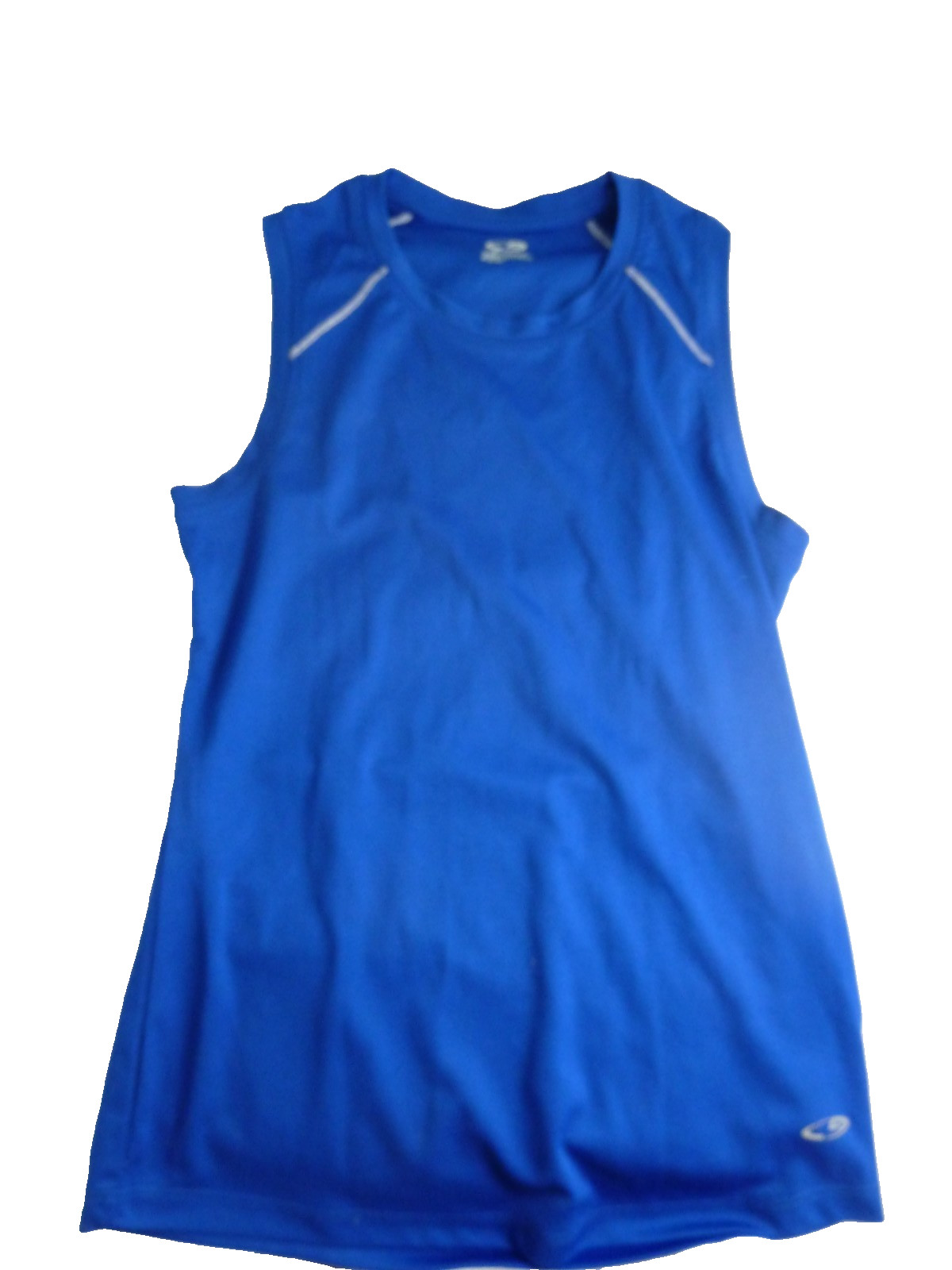Bright Blue Champion Semi Fitted Athletic Tank S