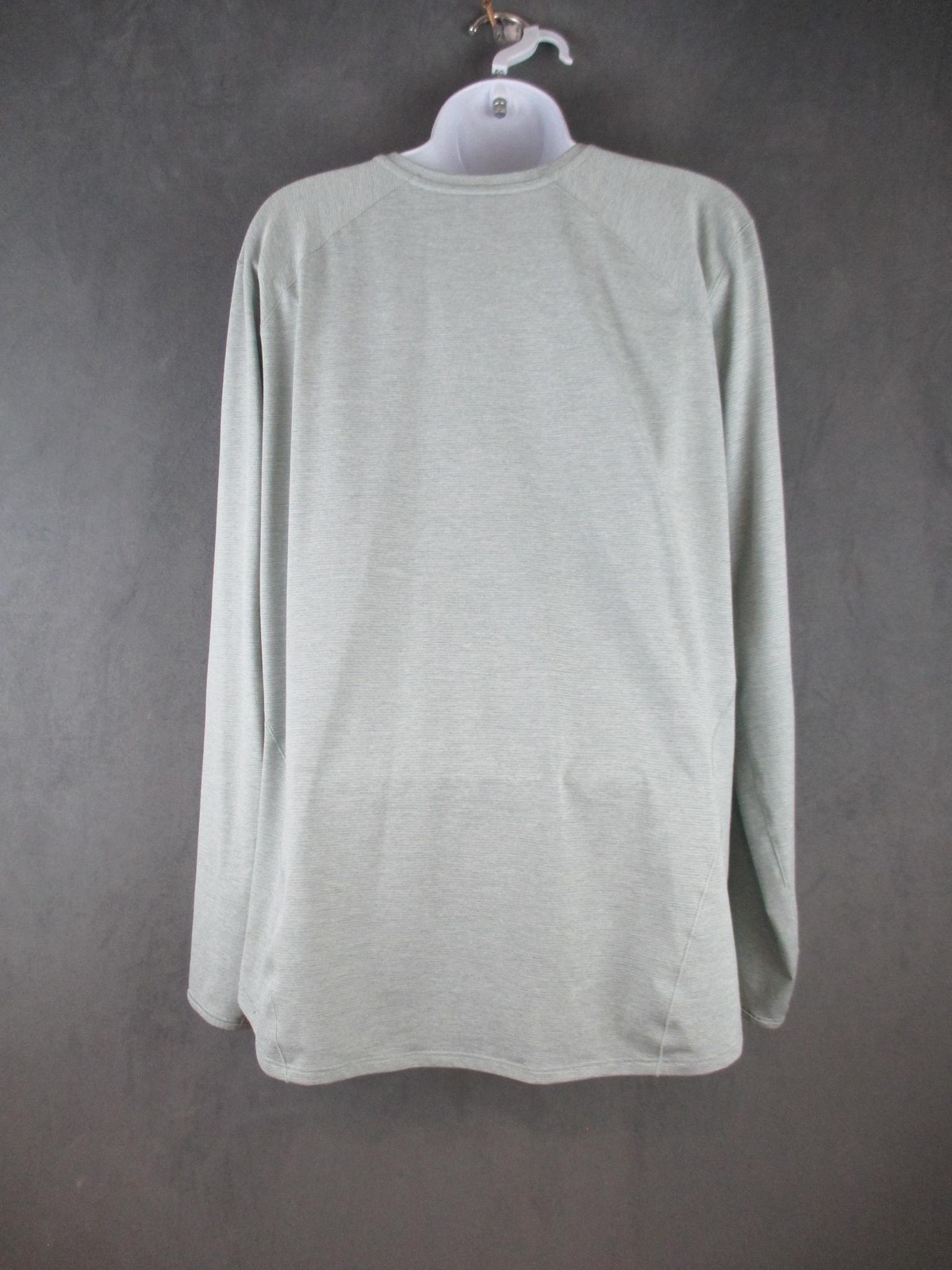 Arc’teryx Shirt Womens Large Green Kadem Henley Long Sleeve Lightweight Hiking