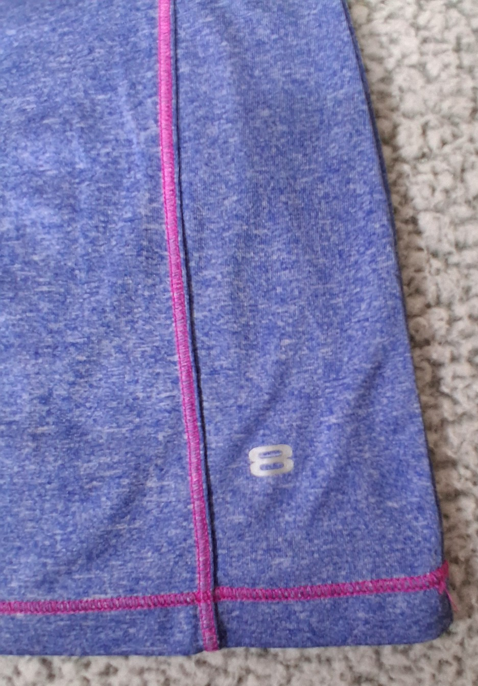 Layer 8 Womens Performance Shirt Small Purple Pink Longsleeve