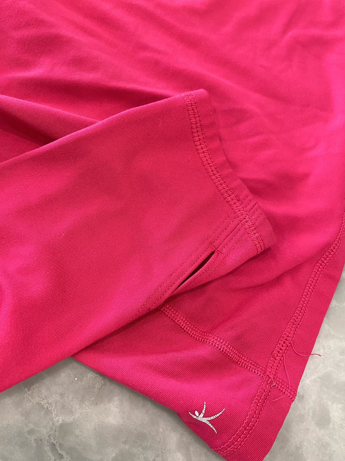 Danskin Now Womens Pink Draw String Turtle Neck Pulliover Top Size M (8-10)