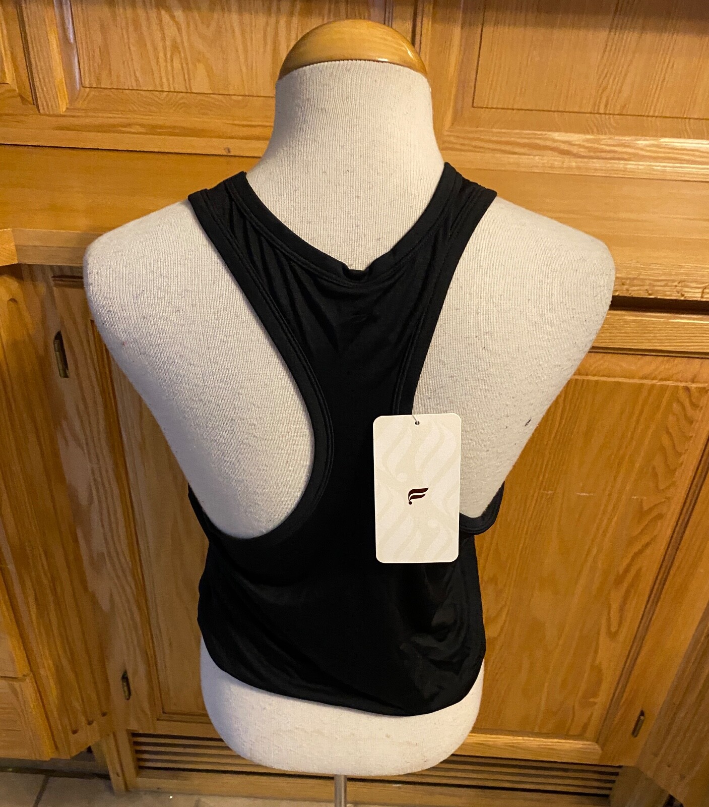 Fabletics Blake Tank Top Medium (8) Black Racerback Activewear Top Comfort